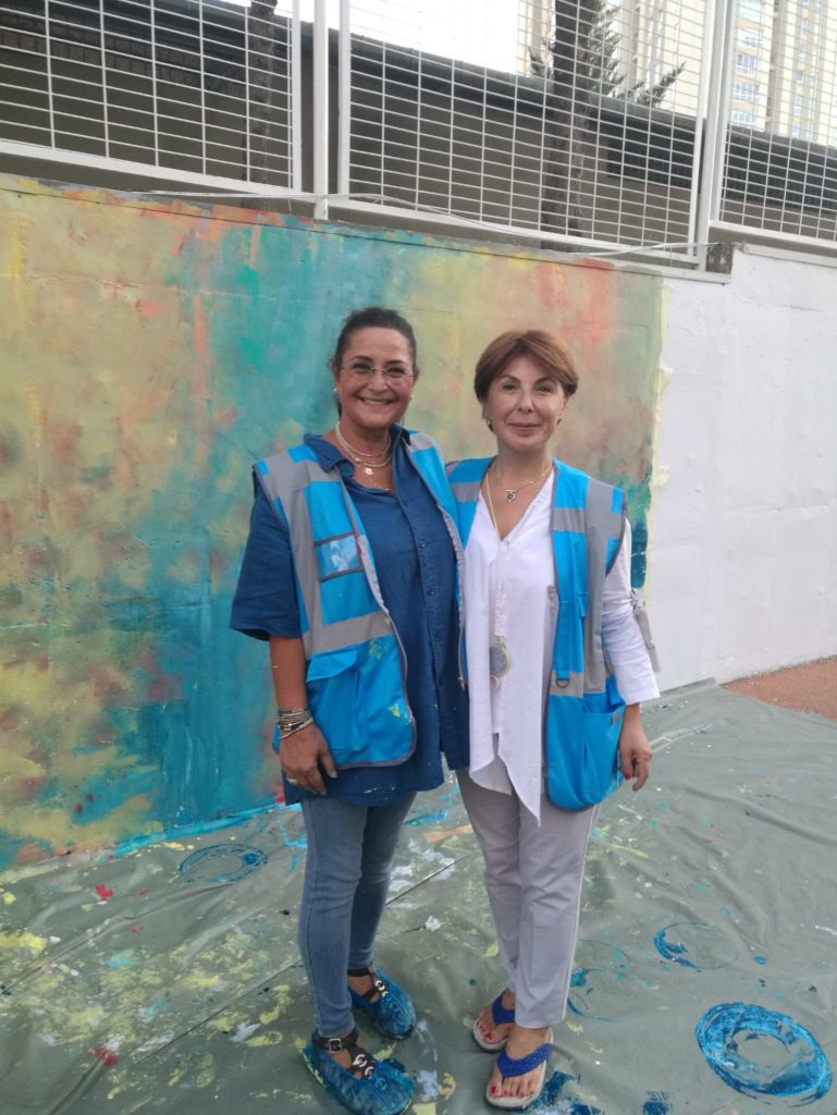 Ataşehir trifft auf Kunst & Künstler, Serap Riedel mit der Bezirksbürgermeisterin Leyla Yeşim Şaylan